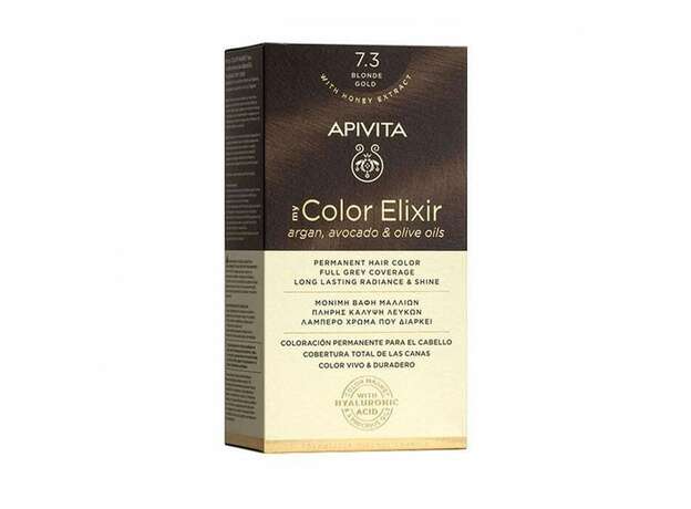 Apivita My Color Elixir Βαφή Μαλλιών 7.3 Ξανθό Χρυσό