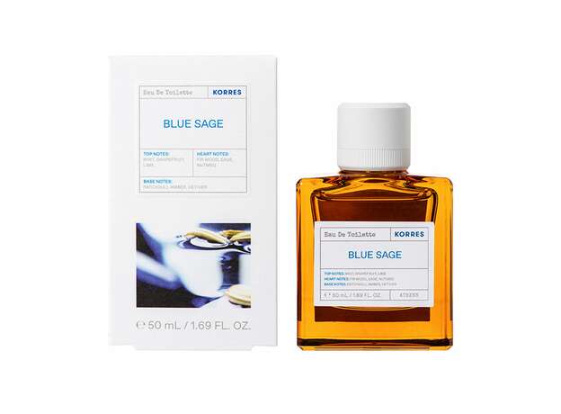 Korres Blue Sage Eau De Toilette Ανδρικό Άρωμα, 50ml