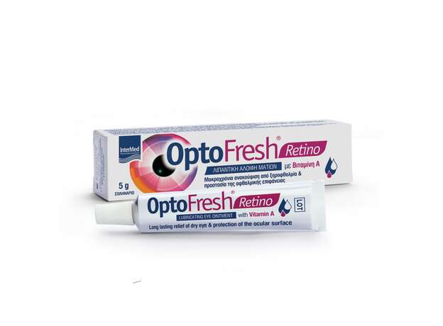 Intermed OptoFresh Retino Λιπαντική Αλοιφή Ματιών με Βιταμίμη Α 5g