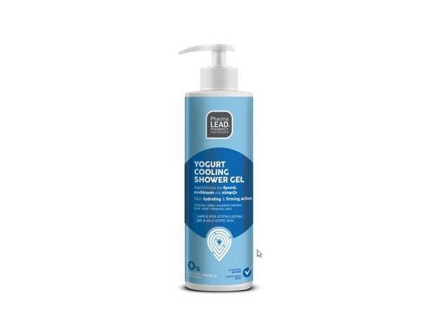 PharmaLead Yogurt Cooling Shower Gel Δροσερό Αφρόλουτρο για Ξηρό και Ήπια Ατοπικό Δέρμα 500ml