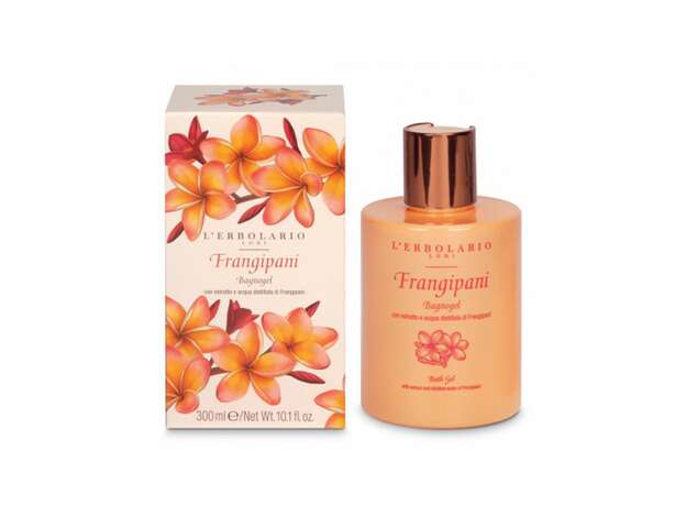 L 'Erbolario Frangipani shower gel, 300 ml