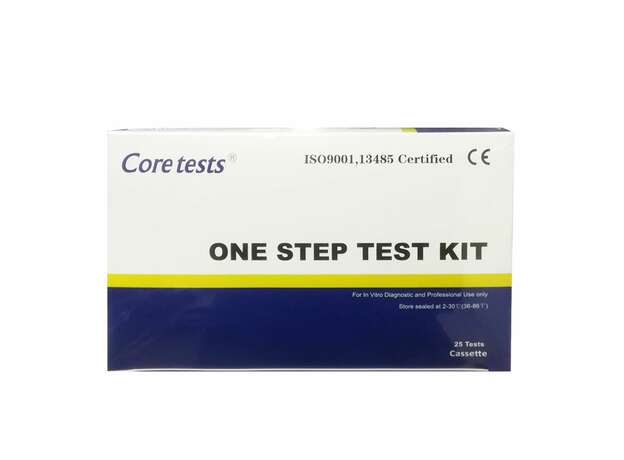 Core Tests One Step Test Kit Group A Streptococcus AG Test, 25 Τεμάχια