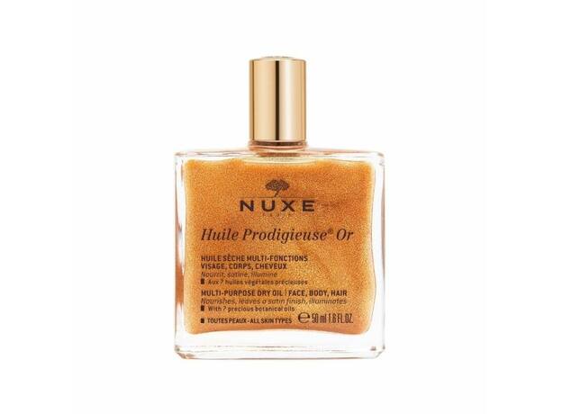 Nuxe Huile Prodigieuse Or Ιριδίζον Ξηρό Λάδι Ενυδάτωσης για Πρόσωπο, Σώμα & Μαλλιά, 50ml