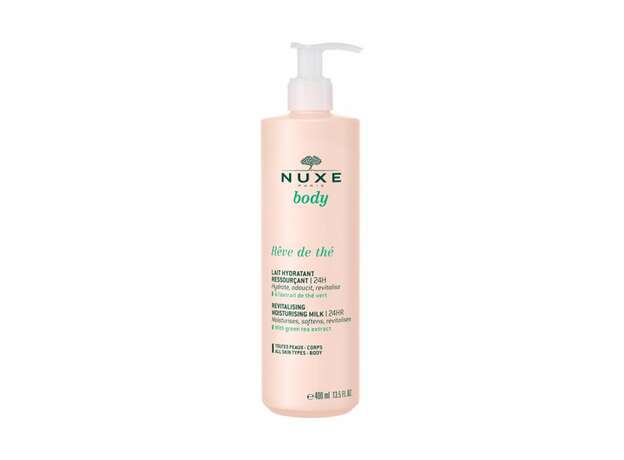 Nuxe Body Reve de The Revitalising Moisturising Milk 24H Ενυδατικό Γαλάκτωμα Σώματος με Πράσινο Τσάι, 400ml