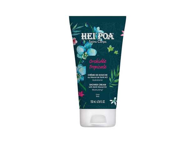 Hei Poa Orchidee Tropicale Shower Cream With Tahiti Monoi Oil, Κρεμώδες Αφρόλουτρο με Άρωμα Τροπικής Ορχιδέας, 150ml