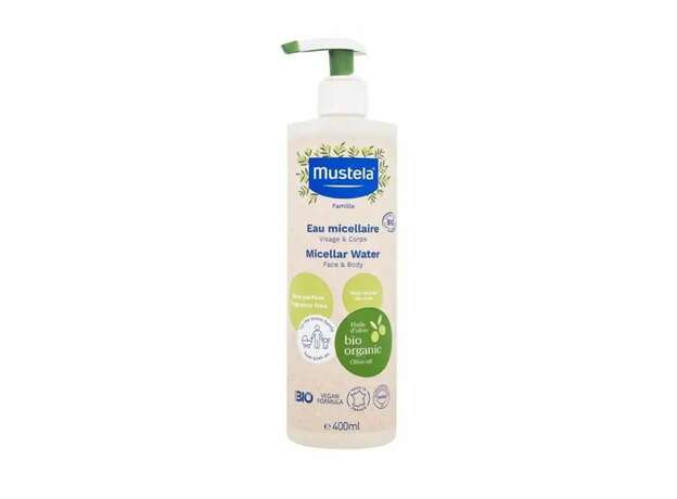 Mustela Bio Organic Micellar Water Μικκυλιακό Nερό Kαθαρισμού για Μωρά, 400ml