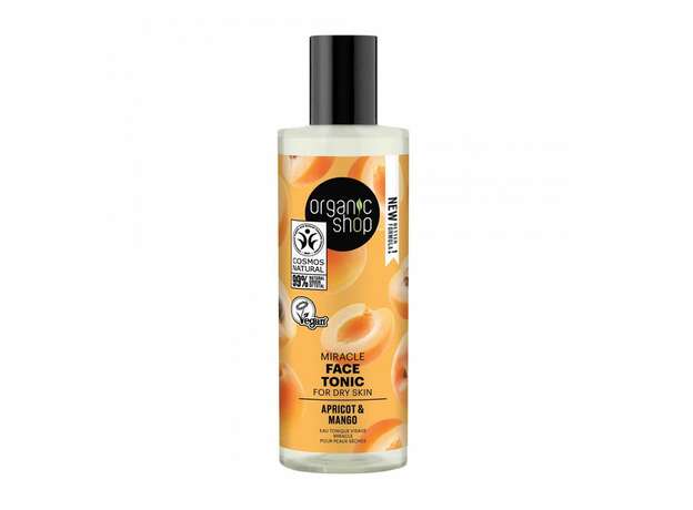 Organic Shop Apricot & Mango Miracle Face Tonic Τονωτικό Προσώπου για ξηρή επιδερμίδα 150ml