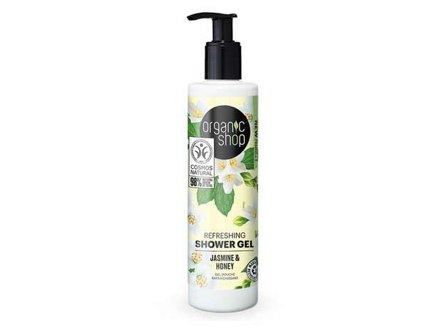 Organic Shop by Natura Siberica Refreshing Shower Gel Jasmine & Honey Αναζωογονητικό Αφρόλουτρο, 280ml