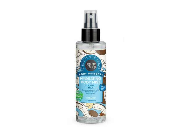 Organic Shop Body Desserts Coconut Milk, Ενυδατικό Body Mist, 200 ml