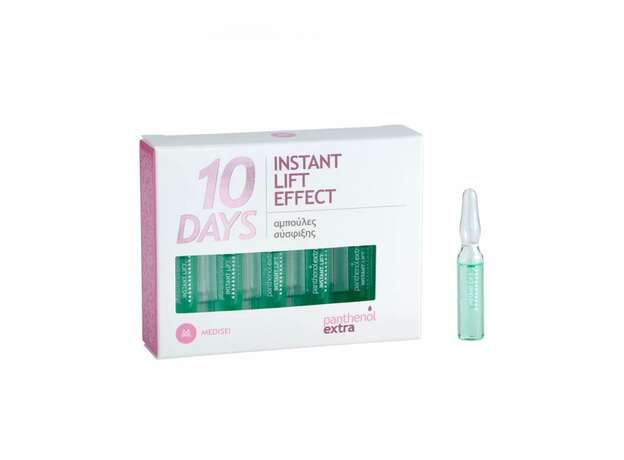 Medisei Panthenol Extra 10 Days Instant Lift Effect Αμπούλες Σύσφιξης 10x2ml