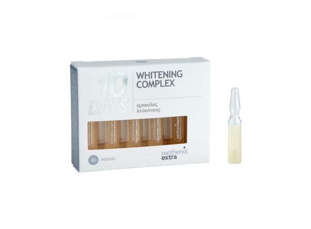 Medisei Panthenol Extra 10 Days Whitening Complex Αμπούλες Λεύκανσης 10x2ml