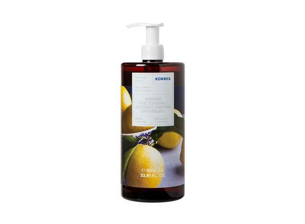 Korres Renewing Body Cleanser Aναζωογονητικό Αφρόλουτρο με Άρωμα Βασιλικός & Λεμόνι, 1000ml