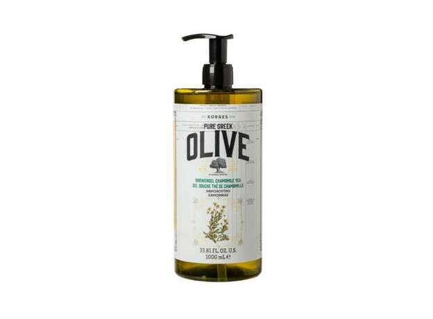 Korres Pure Greek Olive Αφρόλουτρο με Άρωμα Χαμομήλι, 1000ml
