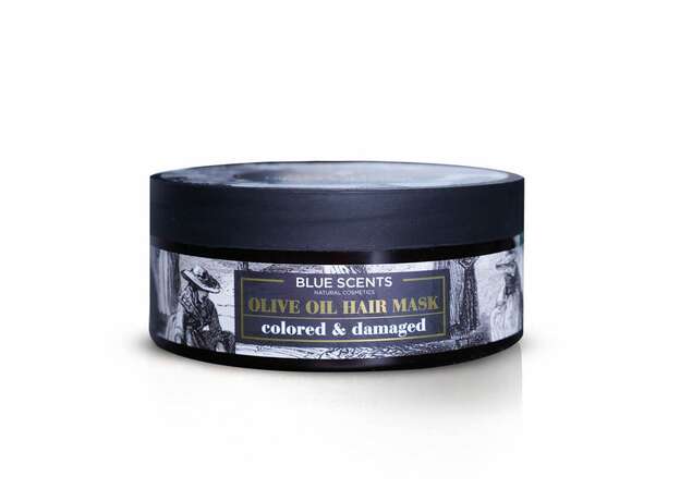 Blue Scents Olive Oil Hair Mask για Βαμμένα και Ταλαιπωρημένα Μαλλιά 210ml