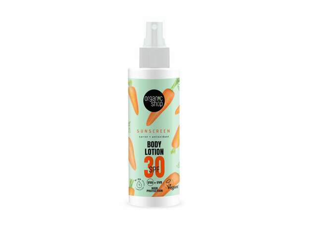 Organic Shop Αντηλιακή Λοσιόν Σώματος SPF30, 150 ml