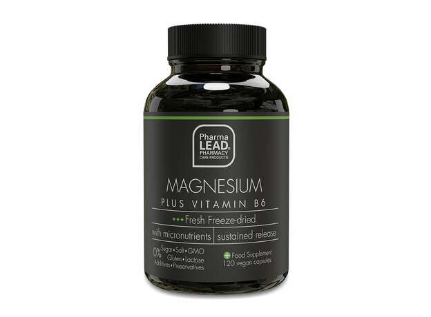 PharmaLead Magnesium Plus Vitamin B6 120 vegan caps