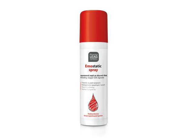 PharmaLead Hemostatic Spray Αιμοστατικό με Φυτικά Εκχυλίσματα Αλόης, Ιπποφαούς, Χαμομηλιού & Καλέντουλας, 60ml