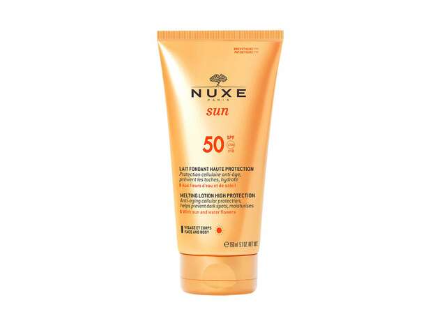 Nuxe Sun Milky Lotion For Face & Body SPF50 Αντηλιακό Γαλάκτωμα Για Πρόσωπο & Σώμα, 150ml