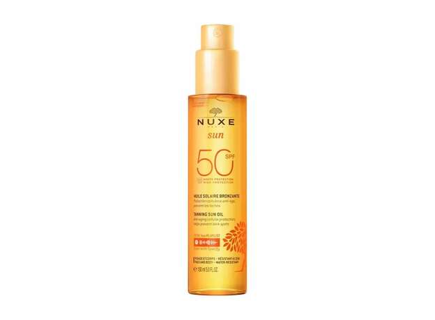 Nuxe Sun Λάδι Μαυρίσματος SPF50, 150ml