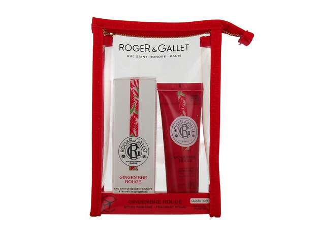 Roger & Gallet Πακέτο Προσφοράς Gingembre Rouge Water Perfume 30ml & Δώρο Wellbeing Shower Gel 50ml & Τσαντάκι (Travel Size)