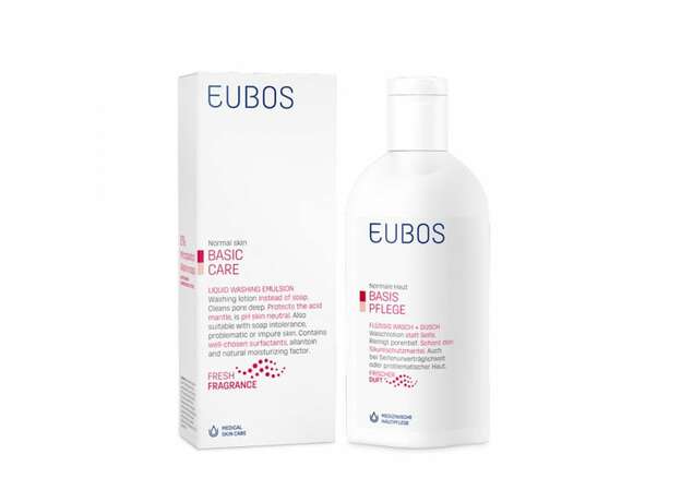 Eubos Υγρό Καθαρισμού Προσώπου και Σώματος Κόκκινο - 200ml