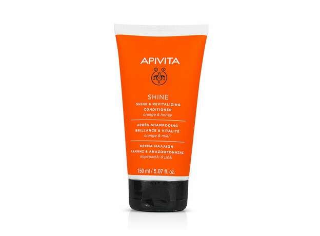 Apivita Shine & Revitalizing Conditioner για Όλους τους Τύπους Μαλλιών με Πορτοκάλι & Μέλι 150ml