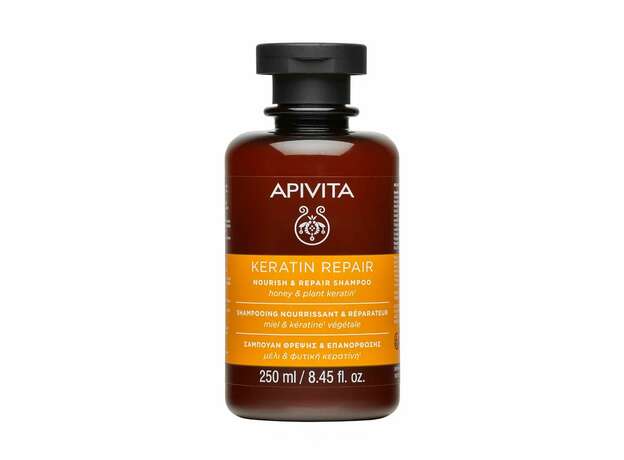 Apivita Keratin Repair Nourish & Repair Shampoo Σαμπουάν Θρέψης & Επανόρθωσης, 250ml