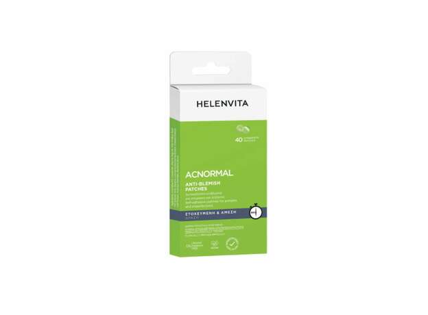 HELENVITA Acnormal Anti- Blemish Patches, Aυτοκόλλητα Επιθέματα για Συράκια & Ατέλειες - 40τεμ