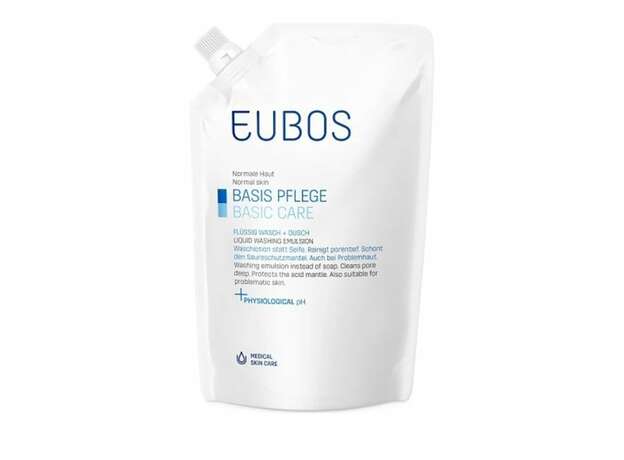 Eubos Blue Liquid Washing Emulsion Refill Ανταλλακτικό 400ml