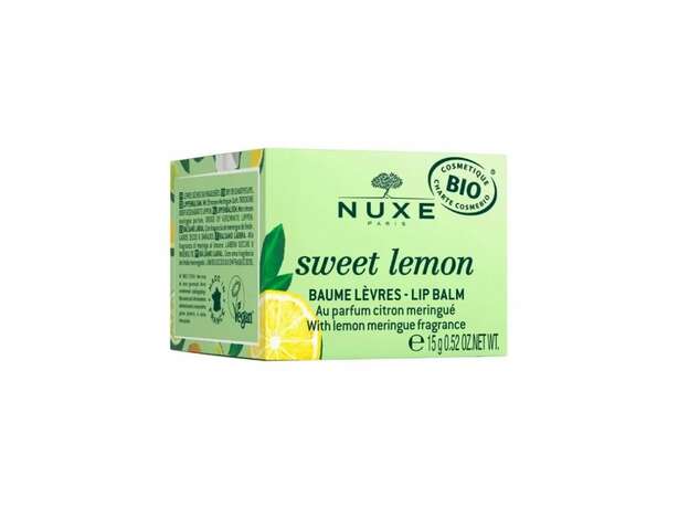 Nuxe Sweet Lemon Lip Balm Βάλσαμο Χειλιών με Άρωμα Γλυκό Λεμόνι 15g