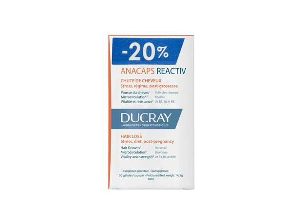 Ducray Anacaps Reactiv Hair Loss 30caps