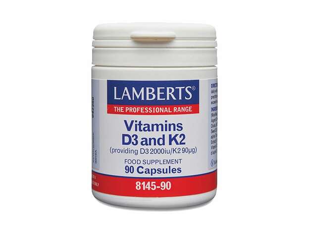 Lamberts Vitamins D3 2000iu & K2 90μg, 90caps