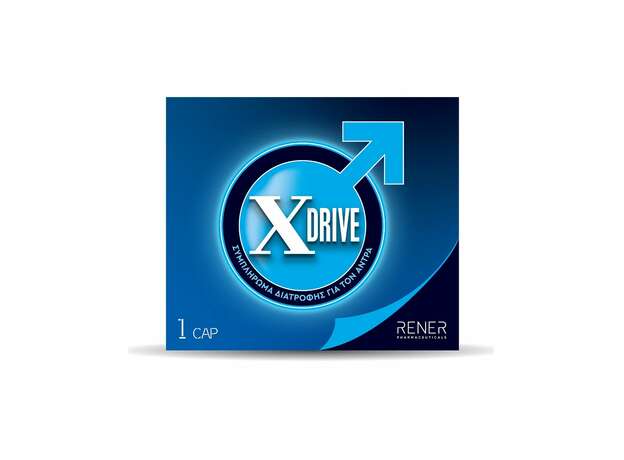 XDrive Food Supplement for Men Συμπλήρωμα Διατροφής για τον Άνδρα που Βελτιώνει τη Σεξουαλική Απόδοση, Ενέργεια & Αντοχή 1cap