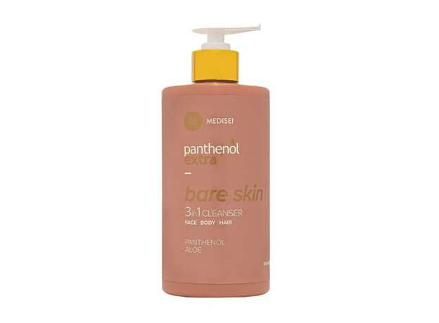 Medisei Panthenol Extra Bare Skin 3 in 1 Cleanser Γυναικείο Αφρόλουτρο & Σαμπουάν 500ml