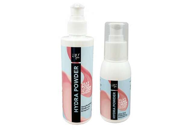 Ag Pharm Hydra Powder Promo Silky Body Lotion, 200ml & Δώρο Silky Hand Cream, 50ml, 1σετ