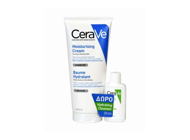 CeraVe Moisturising Cream για Ξηρό έως Πολύ Ξηρό Δέρμα 177ml