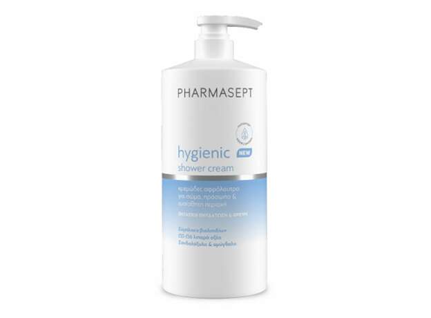 Pharmasept Hygienic Shower Cream Κρεμώδες Αφρόλουτρο Καθημερινής Χρήσης 1lt
