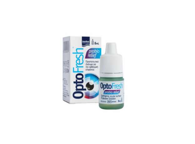 Intermed OptoFresh Probio Relief Οφθαλμικές Σταγόνες για Προστασία από Ξηροφθαλμία, 8ml