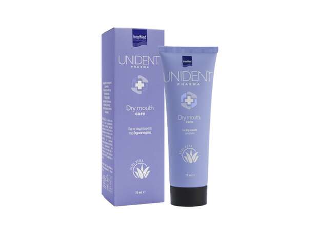 Intermed Unident Pharma Dry Mouth Care Οδοντόκρεμα για Συμπτώματα Ξηροστομίας, 75ml