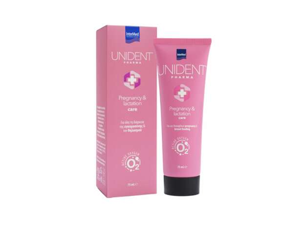 Intermed Unident Pharma Pregnancy & Lactation Care Οδοντόπαστα Κατάλληλη για Εγκυμοσύνη & Θηλασμό, 75ml