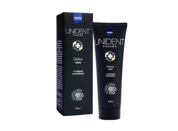 Intermed Detox Οδοντόκρεμα με Ενεργό Άνθρακα για Λεύκανση, 75ml