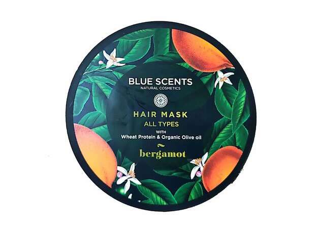 Blue Scents Wheat Protein & Organic Olive oil Hair Mark All Hair Types Bergamot 210ml