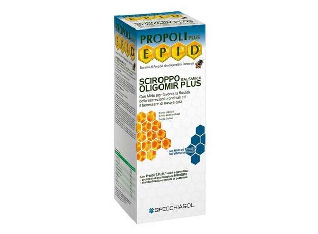 Specchiasol EPID Sciroppo Oligomir Plus Σιρόπι Για Το Λαιμό Με Πρόπολη, 170ml