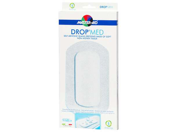 Master Aid Αυτοκόλλητα Επιθέματα Drop Med 10,5x20cm 5τεμ