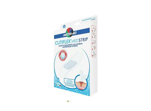 Masteraid Cutiflex Super Τσιρότα Διαφανές & Αδιάβροχα Πολύ Μεγάλα, 10 τεμάχια