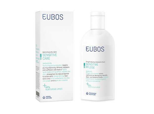 Eubos Ελαιώδες Ντους Sensitive Shower Oil F, 200ml
