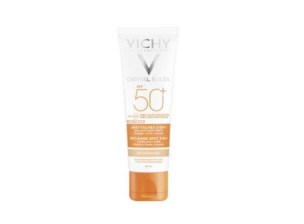 Vichy Ideal Soleil Anti Dark Spot Teinte SPF50 Αντηλιακή Κρέμα Προσώπου με Χρώμα Κατά των Κηλίδων 50ml