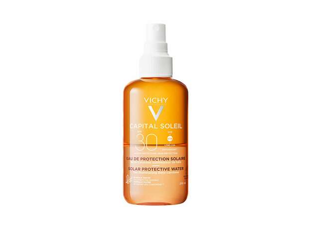 Vichy Ideal Soleil Protective Solar Water SPF30 για Λαμπερό Μαύρισμα 200ml