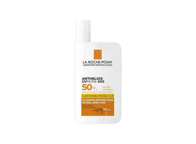 La Roche Posay Anthelios Uvmune 400 Invisible Fluid SPF50+ Αντηλιακό Γαλάκτωμα Προσώπου Χωρίς Άρωμα, 50ml
