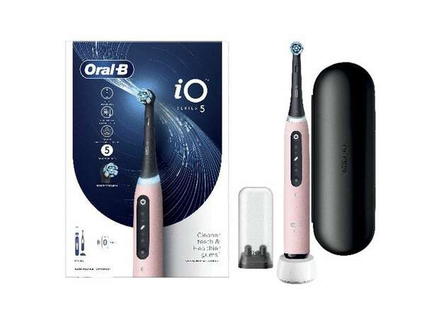 Oral-B iO Series 5 Pink Ηλεκτρική Οδοντόβουρτσα Ροζ, 1τεμ